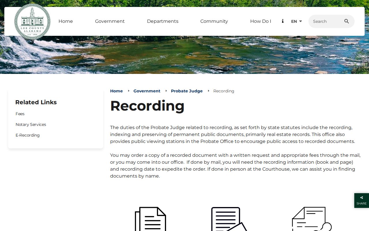 Auburn residents directory Lee County deed recording access