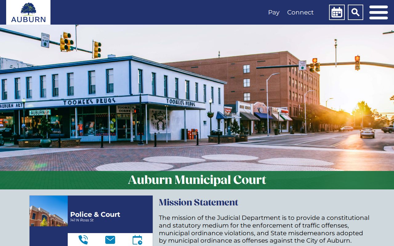 Auburn neighbors court record access through Auburn Municipal Court